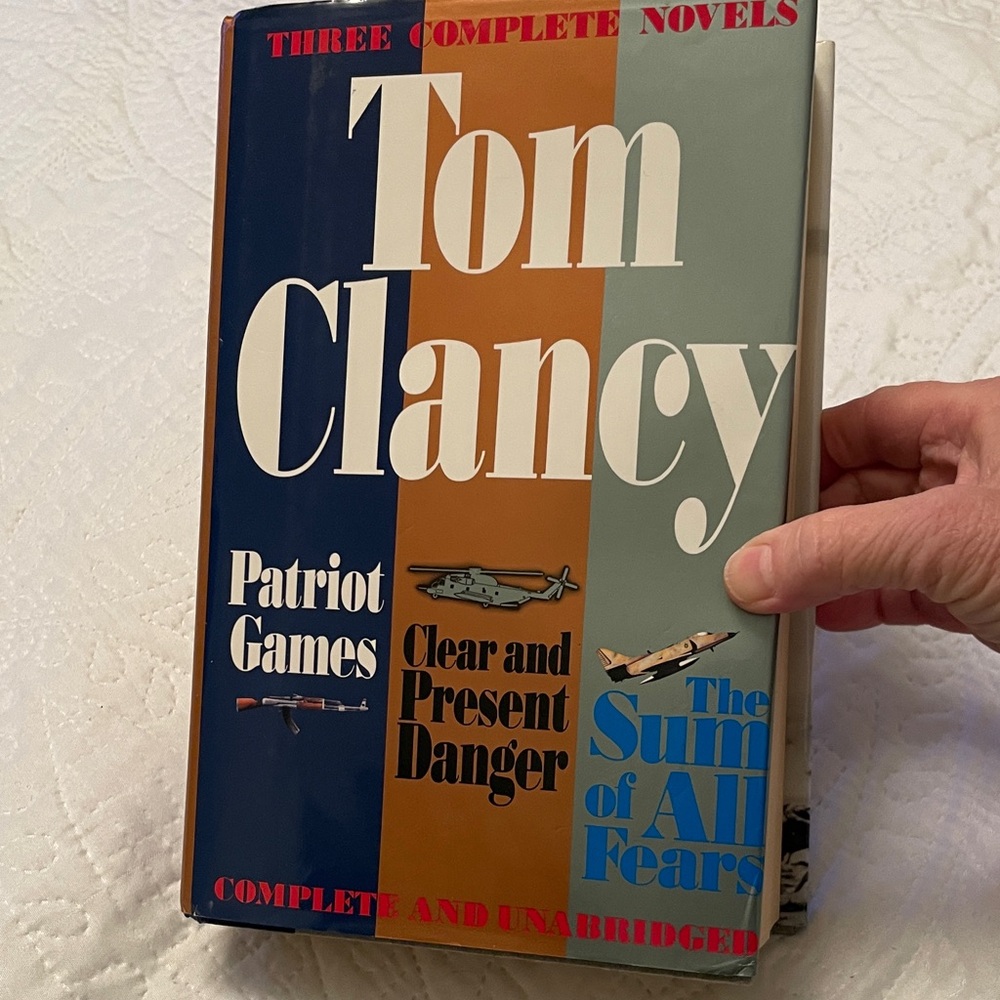Tom Clancy THREE COMPLETE NOVELS Hardcover Bestseller Novels